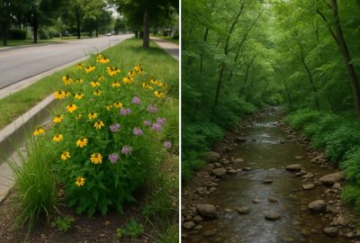 Rare Pollinator Species, Wildlife Refuges & Micro-Habitats in Aurora, IL